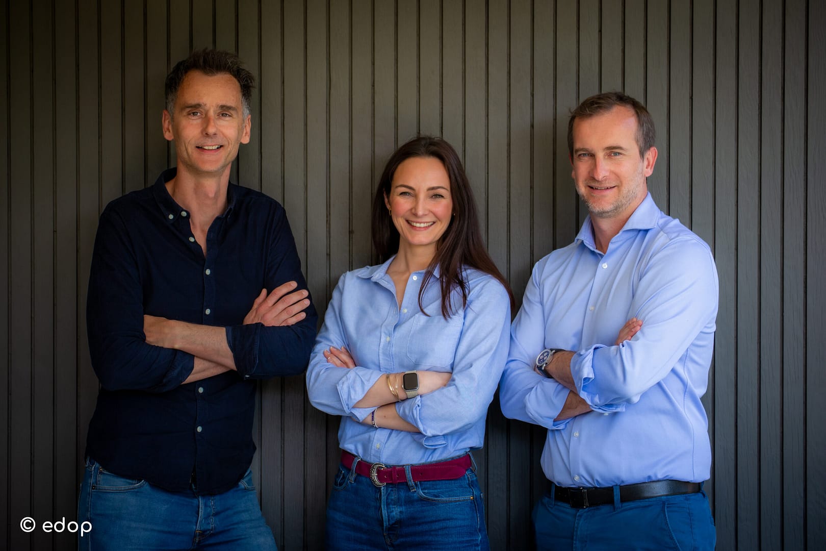 Photo de l'équipe Dr Cartier, Maëva Dupré et Antoine de Boisgelin